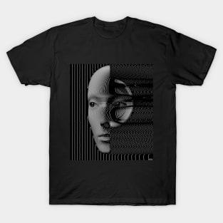 Future_Tech_Creating_Human_Face T-Shirt